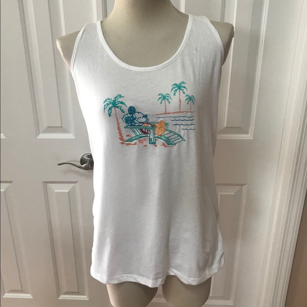 Disney Parks white tank top